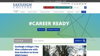 Career focused education · Eastleigh College