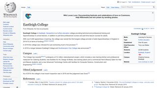 Eastleigh College - Wikipedia