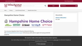 Hampshire Home Choice | Winchester City Council