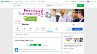 Eastman Employee Benefit: Health Care On-Site | Glassdoor