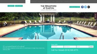 The Bradford at Easton Apartments: Apartments in Easton | Columbus ...