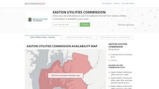 Easton Utilities Commission | Broadband Provider | BroadbandNow.com