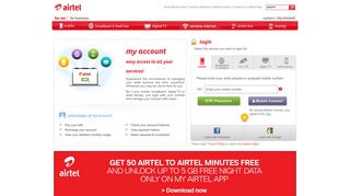 Airtel Login : Pay Airtel Bill Online - Login Airtel My Account