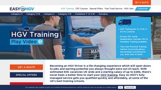 HGV Driver Training Courses | HGV Training | Easy as HGV