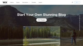 Create a Free Blog | How to Start a Blog Site | Wix.com
