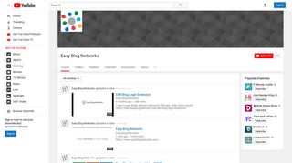 Easy Blog Networks - YouTube