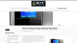 How To Setup Your Easy Clocking Time Clock - DIY Guide