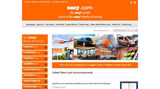 easy.com : the portal site for all easyGroup companies from Stelios ...