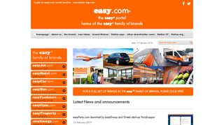 easy.com - the easyGroup portal for the easy family of brands