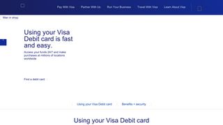 Visa Debit Cards | Online Debit Cards Application | Visa