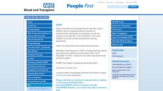 EASY - People First - NHS Blood and Transplant