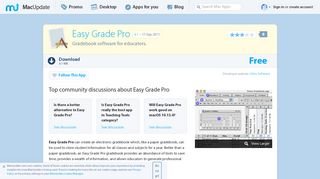 Easy Grade Pro 4.1 free download for Mac | MacUpdate