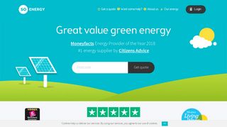 So Energy – Great value green energy made easy