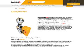 Easy Spare Parts | Haulotte Corporate
