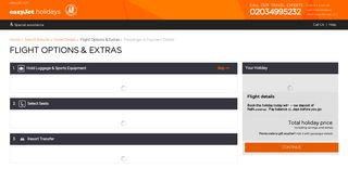 Flight Options & Extras - easyJet.com