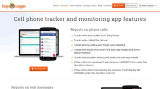 Cell phone monitoring and phone tracker app | Easy Logger