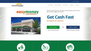 Easy Money Cash Centers – Community Choice Financial