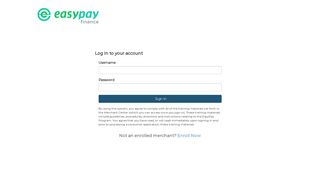 EasyPay Login - EasyPay Finance