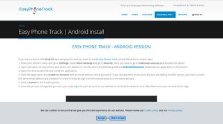 Easy Phone Track | Android install