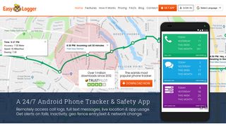 Easy logger: Free SMS tracker, cell phone tracker and monitor