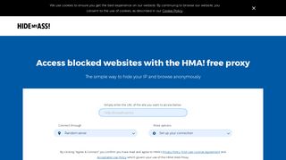 Free Web Proxy | Anonymous Online Browsing | Hide My Ass!