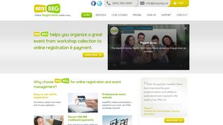 easyREG - Online Registration made easy