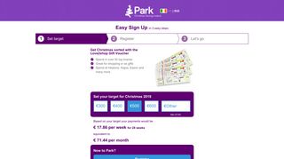 Easy Sign Up - Park Christmas