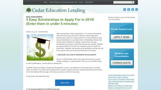 5 Easy Scholarships to Apply For in 2019 (Enter them in under 5 ...