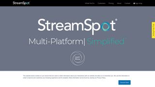 StreamSpot: Live Streaming [simplified]