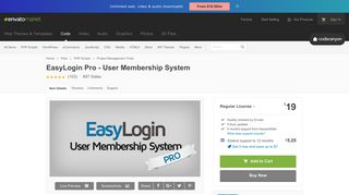 EasyLogin Pro - User Membership System by HazzardWeb ...