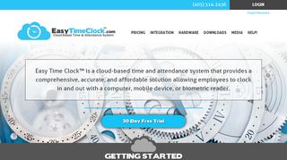 Easy Time Clock - Your Cloud-Based Time & Attendance System