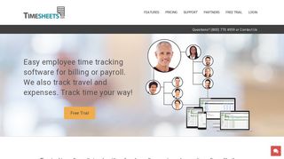 Timesheets - Time Tracking Software for Payroll and Billing - Free Trial