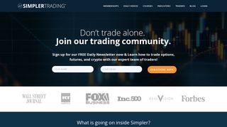 Simpler Trading: Learn to Trade Online | Trading Education & Courses