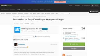 Discussion on Easy Video Player Wordpress Plugin (Page 1)