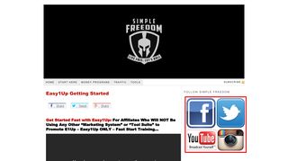 Easy1Up Getting Started Training and Resources - Simple Freedom