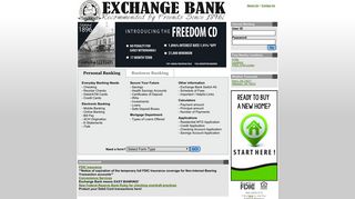 Exchange Bank and Trust Company - Welcome!