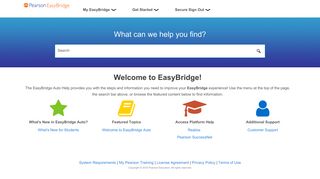 EasyBridge Auto Student - help.pearsoncmg.com