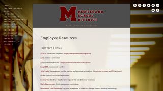 Staff Links — Montesano School District