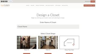 Design a Custom Closet System | EasyClosets