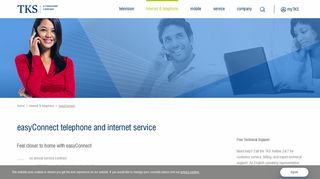 easyConnect - your telephone and internet service - TKS