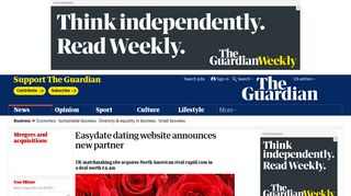Easydate dating website announces new partner | Business | The ...