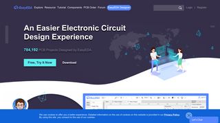 EasyEDA - Online PCB design & circuit simulator