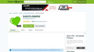 EASYFLOWERS Reviews - ProductReview.com.au