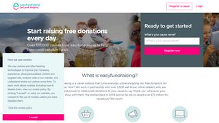 Register your good cause | Fundraising | Easyfundraising