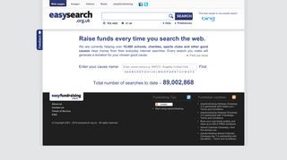 easysearch.org.uk | Supplied by easyfundraising | Powered by Yahoo!