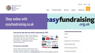 Shop online with easy fundraising.co.uk