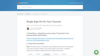 Single Sign-On for Your Courses | Easygenerator Live Help Center