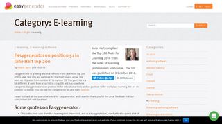 E-learning - Easygenerator