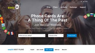 easyGO wireless - Best rates for international calls, service to call to ...
