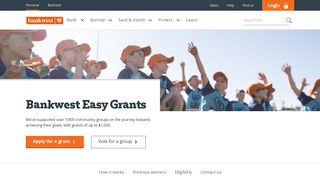 Easy Grants - Community - Bankwest